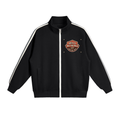 Contrast Side-Stripe Stand Collar  Jacket